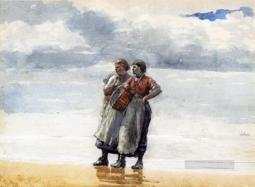 Hijas del Mar Realismo pintor marino Winslow Homer Pinturas al óleo